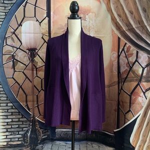 Host Pick🥳 JM Collection Petite Cardigan- Purple